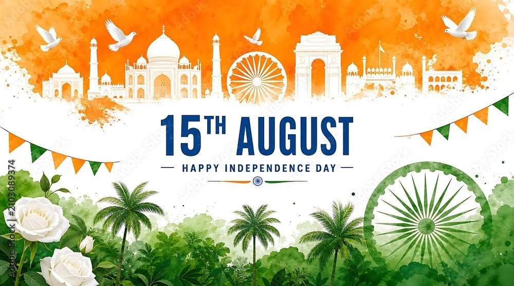 India’s Independence Day 2026 guide featuring 15 August celebrations, the Indian flag, and patriotic traditions.
