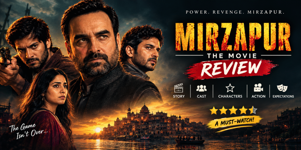 “Mirzapur: The Movie cast and release date latest news featuring the popular Indian crime drama’s characters, storyline updates, and upcoming film details.”
